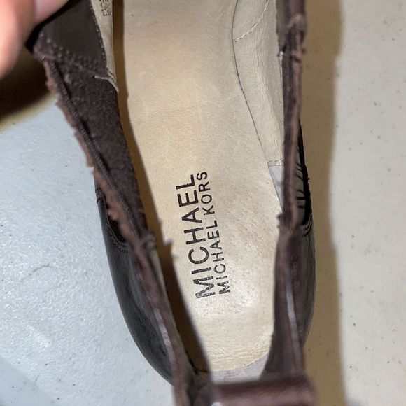 MICHAEL Michael Kors Shaw Leather Flat Bootie